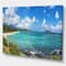 Designart - Kailua Beach in Oahu - Landscapes Sea & Shore Photographic on wrapped Canvas
